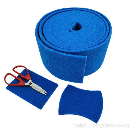 Scrub Pad Price Blue Non-Scratch Scrubbing Pad Roll Manufactory